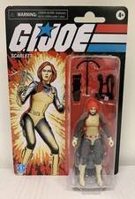GI Joe Retro Collection Scarlett  Walmart Exclusive 3.75     New  MINT Condition