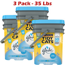 Tidy Cats Instant Action Scented Clumping Litter Multi Cat 35 lb Box 3 Pack