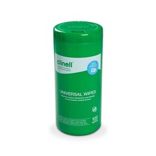 Clinell Universal Cleaning and Surface Disinfection Wipes - Pack of 100