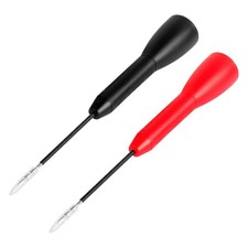 2pcs Car Multimeter Test Probe Pins Wire Piercing Needle Tip For Socket Plug