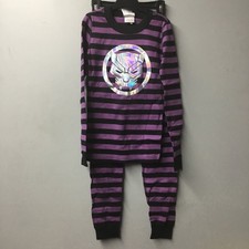Hanna Andersson Boys Black Panther Pajama Set Size 12 (150cm) Marvel Striped