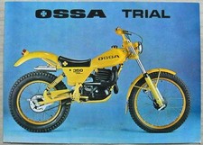 OSSA 350 Trial Scheda Specifiche Vendita Moto 1980 Rif. B. 11.673-1980