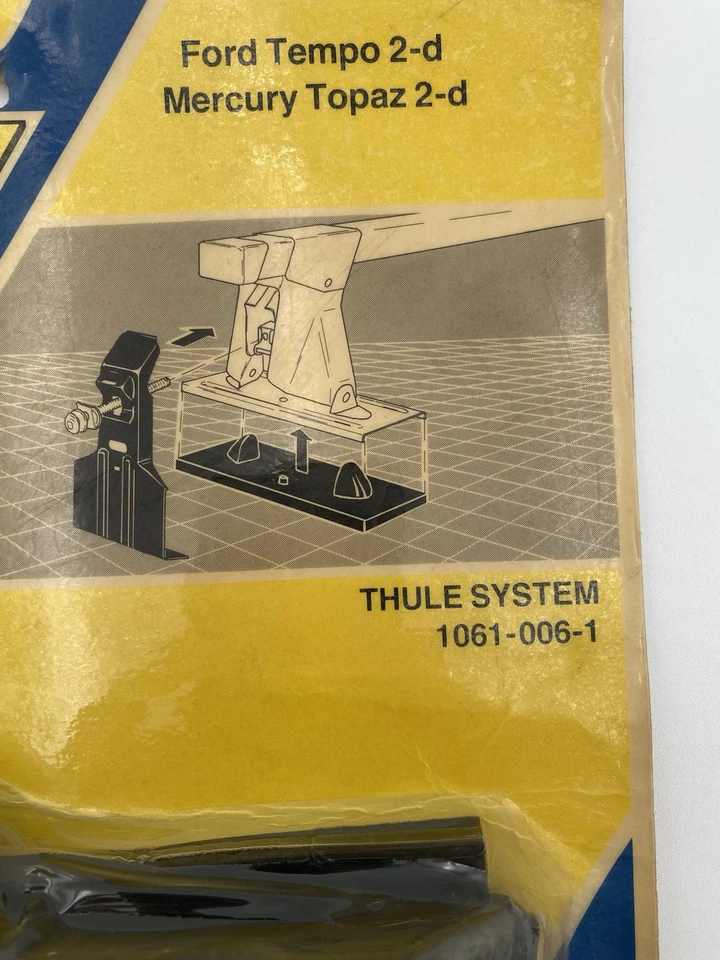 Kit Sistema Thule 1061 #06 1061-006-1 Nuevo de Lote Antiguo Ford Tempo Mercury Topaz Foto 3 de 4