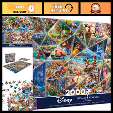 2000 Piece Disney Collage Puzzle for Adults - Thomas Kinkade Art, Fun Challenge