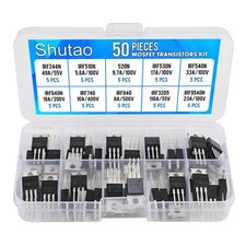 50 Pcs IRFZ44N IRF510N IRF520 IRF530N IRF540N IRF640N IRF740 IRF840 IRF3205 I...