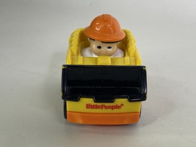 2009 Mattel Fisher Price Little People Construction Dump Truck Wheelies Toy