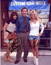 Pamela Anderson Tim Allen Debbe Dunning Tool Time Auot Autograph Signed Photo