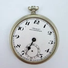Antique Doxa Silver-Plated Pocket Watch, Doesn't Run, No Crystal (48-#170)