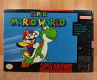 Vgc BOX CIB 4-Line 1st Print Super Mario World complete in nintendo snes NICE