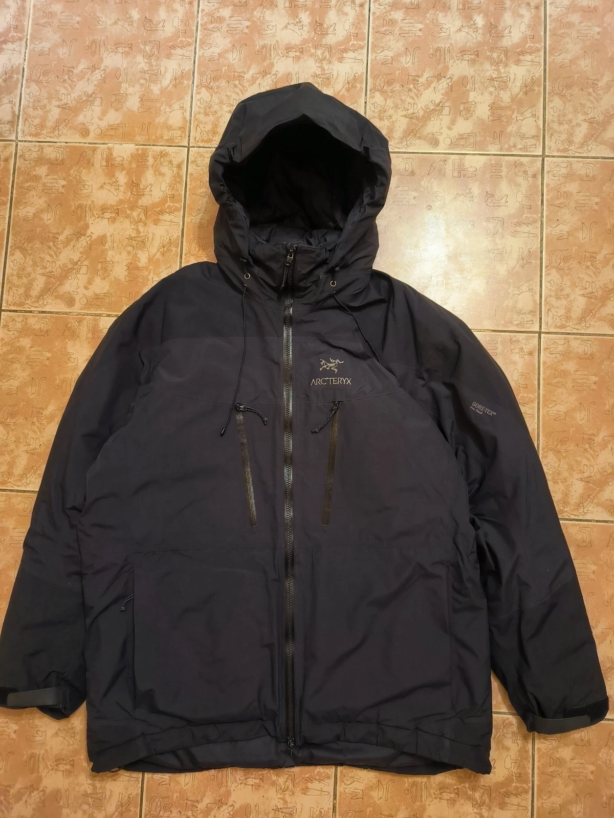 Arcteryx Fission SV Gore-Tex Outdoor Insulated Jacket Xl Size Black Rare