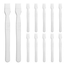 12pcs Stainless Steel Cleaning Blade Stainless Steel color 12.2x1.2x0.15cm