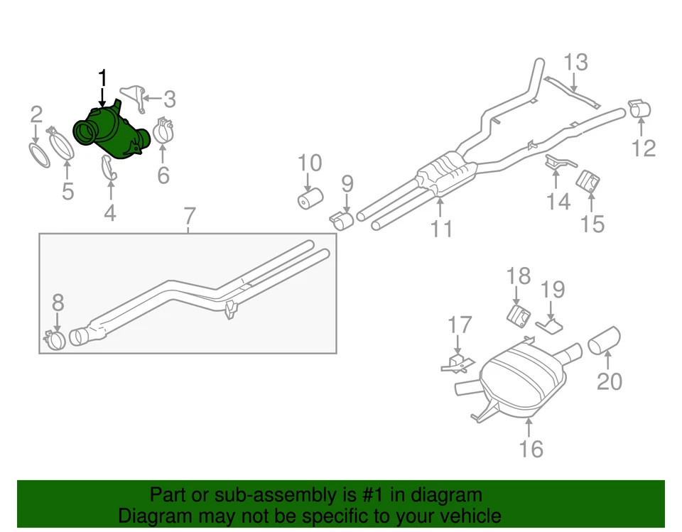 Convertidor catalítico original BMW 18-40-7-645-241 Foto 2 de 2