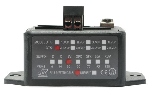 Ditek DTK-Z1LVLPSCPLV Voice/Date Surge Protector, Self-Resetting, 30 Volt - Picture 4 of 4