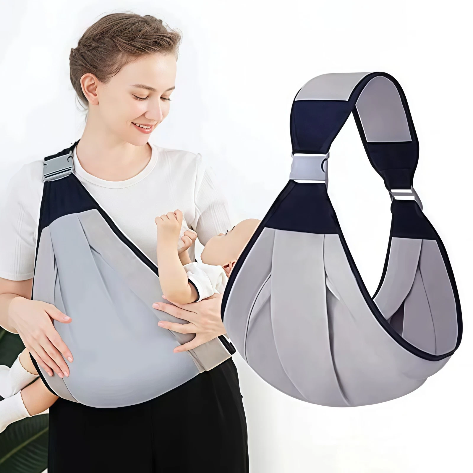 Baby Carrier Sling Wrap Ergonomic Toddler Infant Carry Support Cotton Hold
Opens in a new window or