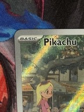 Pikachu 173/165 Scarlet & Violet 151 Illustration Rare Full Art Holo EN 2023 on eBay