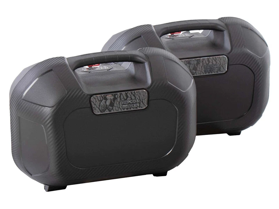 Juego de alforjas Honda CB 1100 EX Orbit con portadores de arco en C cromados H&B 2014-2016 Foto 2 de 4