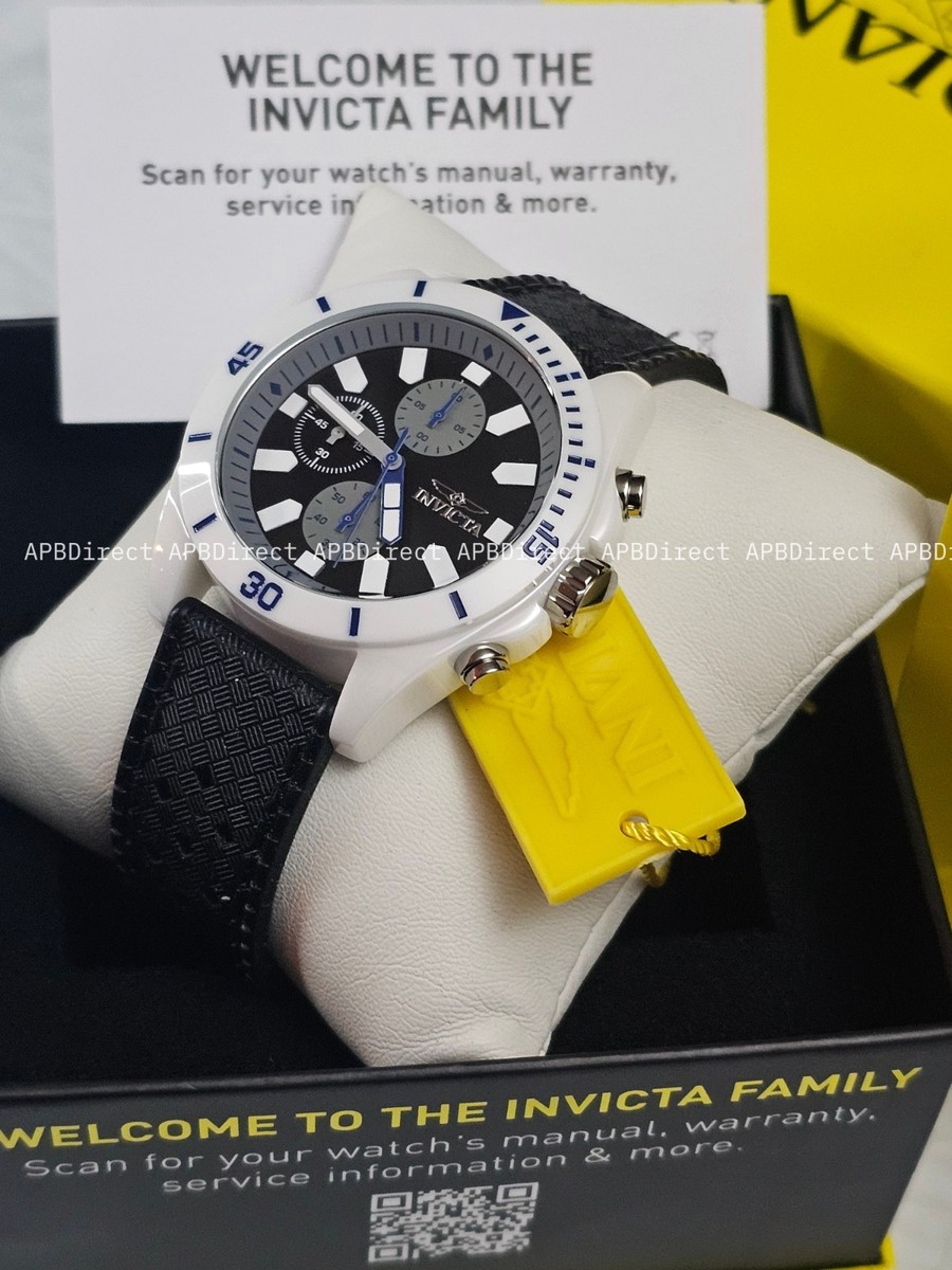 Invicta white ceramic wrist watch with box Invicta White Band Ceramic Case Wristwatches for sale | eBay main image 4