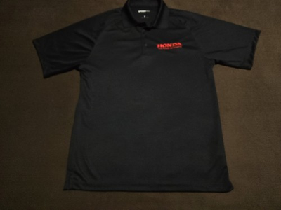 #ad Honda: The Power Of Dreams Black Sport Tek Polo Shirt Small $15.00