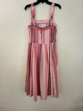 NWOT Free People Primavera Striped Midi Dress Size M