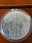 2024-W American Silver Eagle $1 Coin 1 oz .999 Fine Silver in Capsule