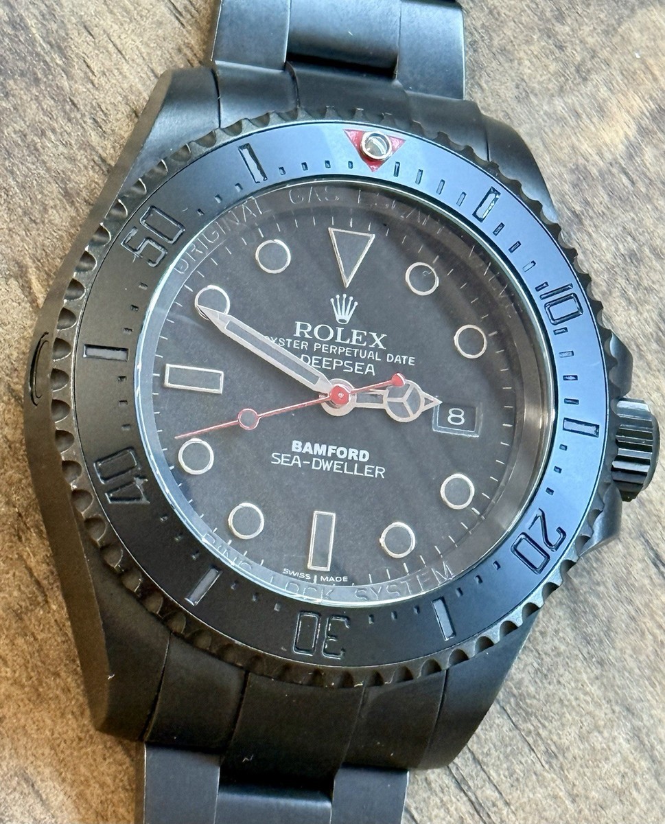 BAMFORD Rolex Sea-Dweller Deepsea Steel Ceramic Black 44mm 116660