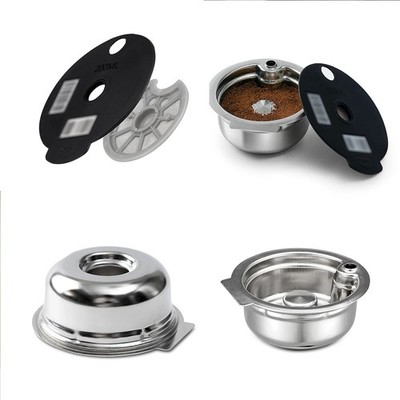 60/220ml Stainless Steel Capsule Shell Filter Coffee Pods For Bosch Coffee Maker