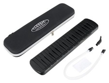 37 schwarze Tasten Melodica Melodika Blas Instrument Musik Etui Set Harmonika