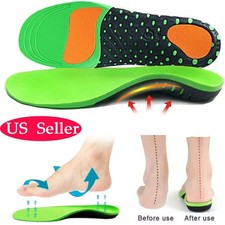 Orthotic Shoe Insoles Insert 1Pair Flat Feet High Arch Support Plantar Fasciitis