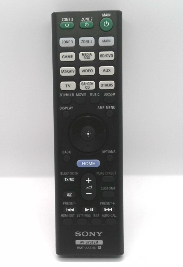 SONY RMT-AA511U STR-AN1000専用リモコン Genuine Sony RMT-AA511U Remote Control STR-AZ1000ES STR-AN1000 STR