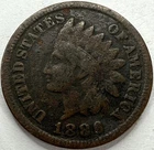 1886 Type 1 Indian Head Cent Exact Coin Imaged #IND1917