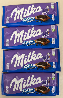 4 MILKA OREO Sandwich Milk Chocolate 3.2 Oz (92g) - Exp. 12/2026 - Ship from USA