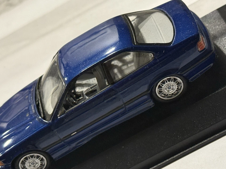 Rare BMW M3 Dealer Promo Model Car 1:43 with Box – Blue Collectible - Image 4 of 4