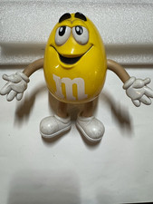 Vintage M&M's Yellow Character Plastic Advertising Figure Candy & Nuts Mascot