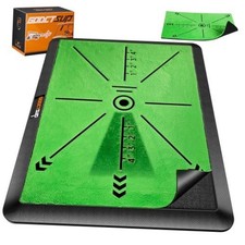 Golf Hitting Mat with Instant Swing Path Feedback, Extra Replaceable Golf