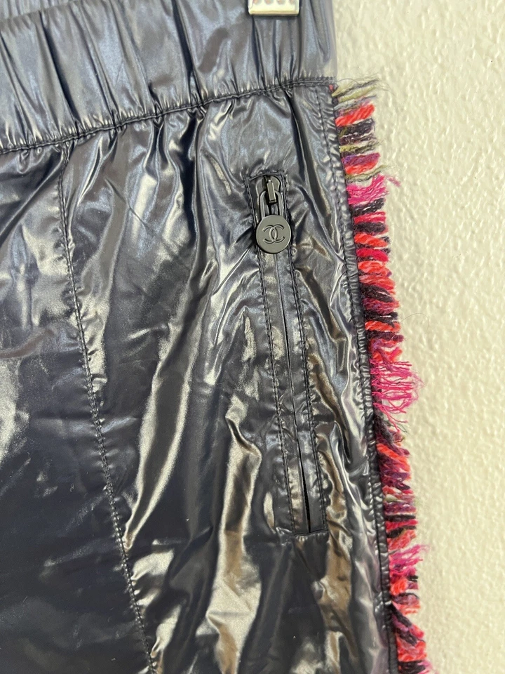 Подлинный. ВИНТАЖНЫЙ CHANEL НЕЙЛОНА ЛЫЖ SPORT ТЕМНО-СИНИЙ - Изображение 3 из 4