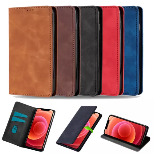 Magnetic Leather Wallet Cover Case For Sony Xperia 1 5 10 IV V VI III Ace L4 XZ4 - Picture 1 of 17