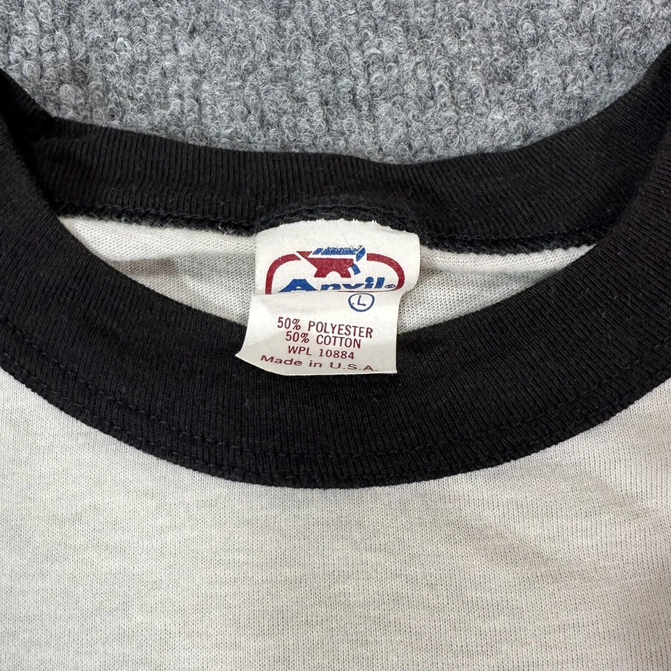 1984 Реджи Джексон 500 Homerun бейсбол длинным рукавом рубашка размер большой мужской винтажный - Изображение 2 из 4