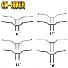Gloss Black / Chrome 10-16" Lane Splitter MX-T Bar Handlebar For 96+ Harley Dyna