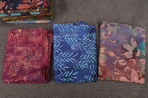 Mixed Lot of 15 Unbranded Batik 1/4 Yards & Fat Quarters Various Colors Patterns - Picture 3 of 8