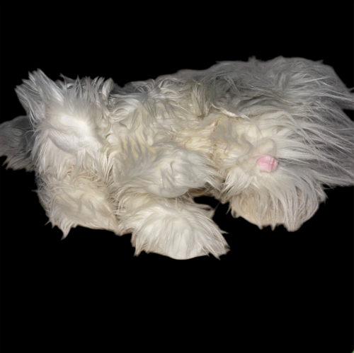 Russ Berrie Scruffy Plush Maggie Puppy Dog Shaggy Furry 16" Stuffy Plushy w/ Tag - Picture 5 of 16