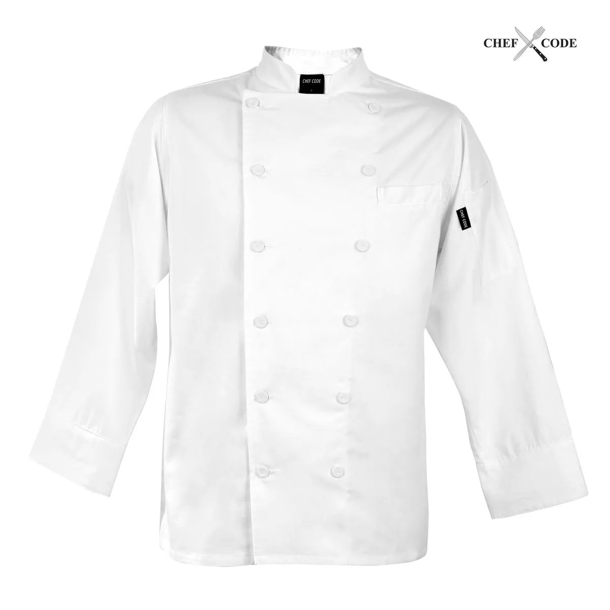 Chef Code Tailored Slim Fit Executive Chef Coat Unisex CC114