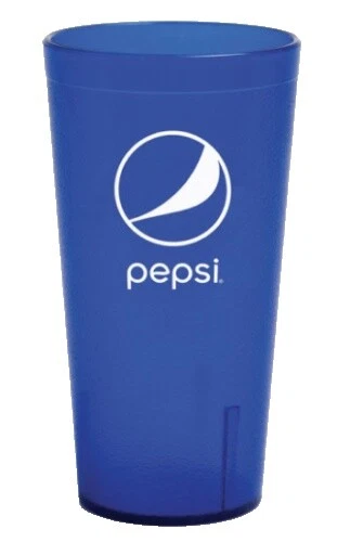 Cristalería de plástico Pepsi y recipientes