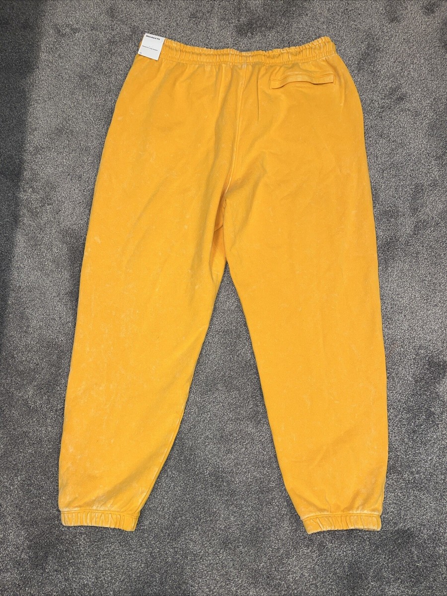 Nike Air Jordan Essential Fleece Pants Washed Bright Orange Size