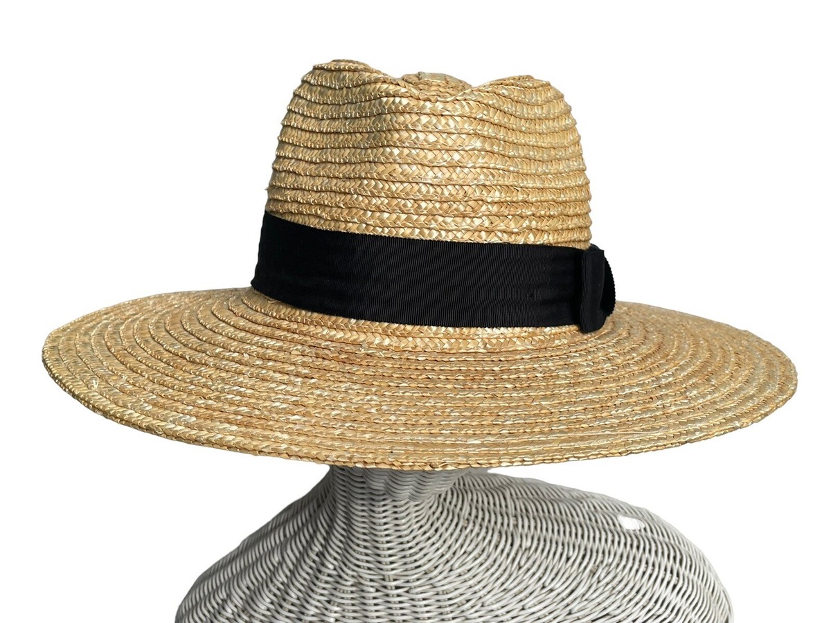 Brixton Woven Straw Joana Hat Womens Size M/L Wide Brim Janae Straw Swinger Sun Hat – Village Hat Shop main image 3