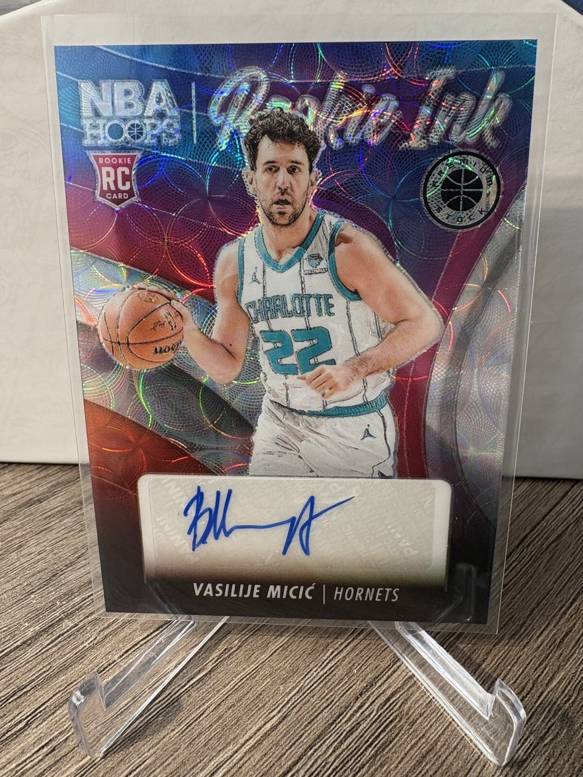 Vasilije Micic 2023-24 Panini Premium Stock - Rookie Ink Scope Auto #’d /75