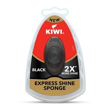 Kiwi Express Shine Sponge - Black, 1 Pc  Kiwi Express Shine Sponge - Neutral, 1
