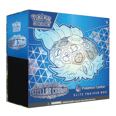 Pokmon TCG: Stellar Crown Pokemon Center Exclusive Elite Trainer Box ETB SEALED | eBay Pokmon TCG: Stellar Crown Pokemon Center Exclusive Elite Trainer Box ETB SEALED | eBay