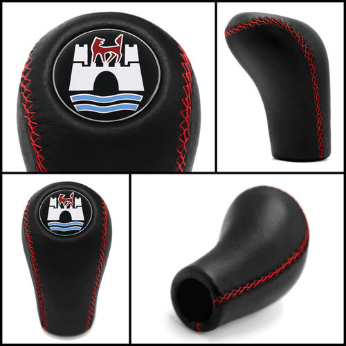 VW WOLFSBURG SHIFT KNOB RED STITCH GOLF RABBIT BUS CAMAT SCIROCCO TREKKER GARBUS eBay