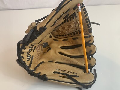 Gant De Baseball Wilson A2452 - 11.5 Pouces - Main Droite - Cuir Marron - Occasion