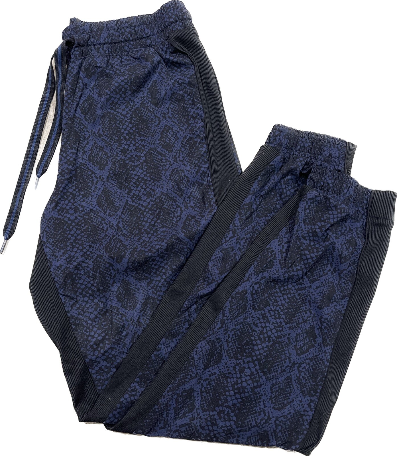 Athleta Brooklyn Python Snake Navy Black Jogger P… - image 5